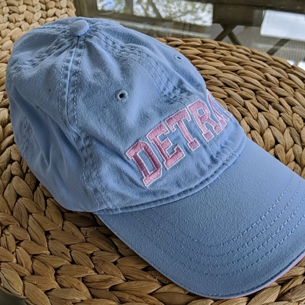 Detroit Baseball Hat Light Blue